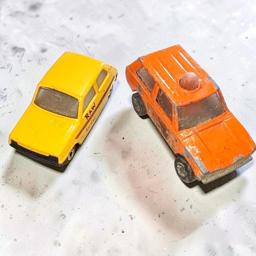 VTG Matchbox Lesney Diecast Lot Renault 5TL Le Car & Police Patrol 1975 1978